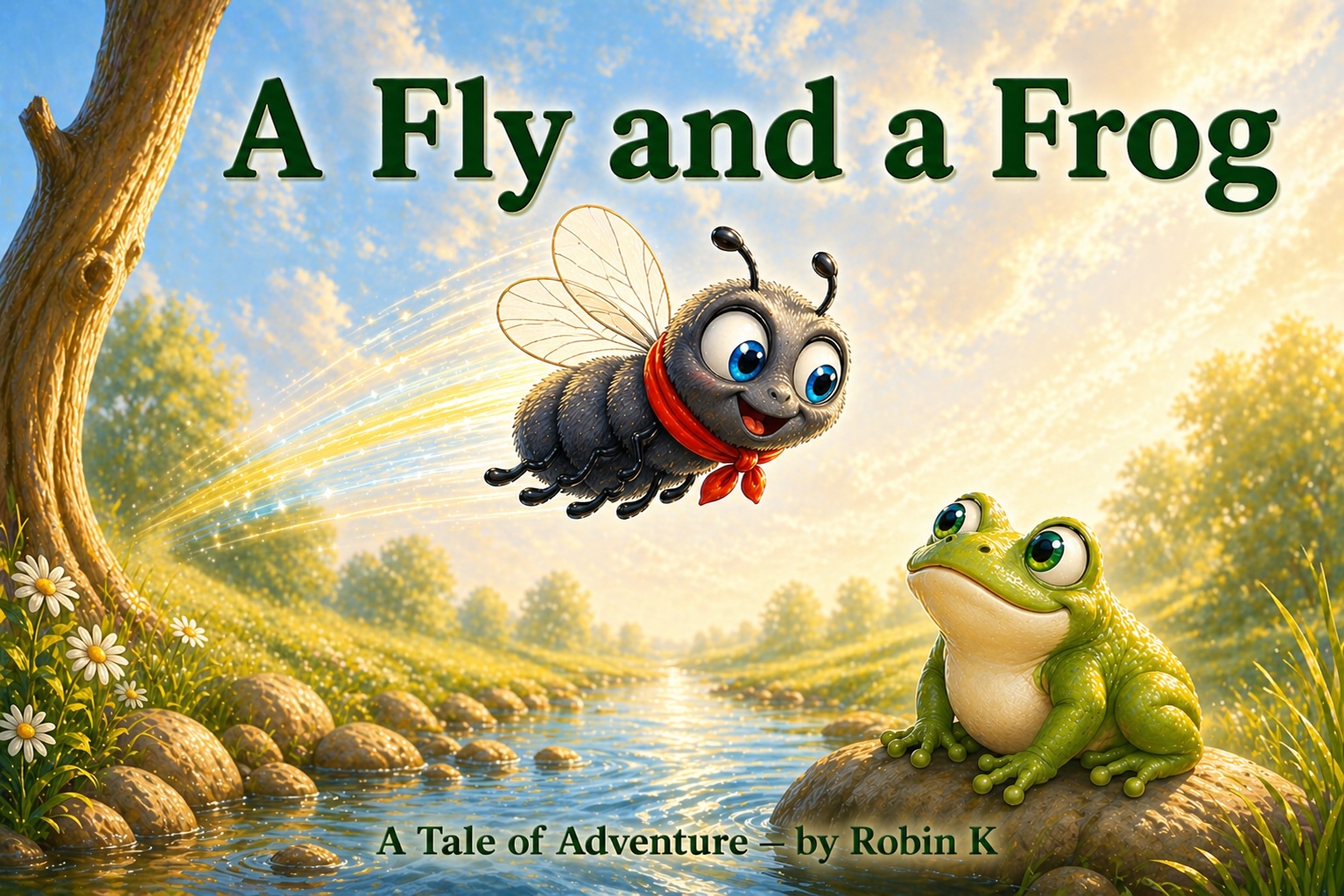 Front cover image for A Fly and a Frog