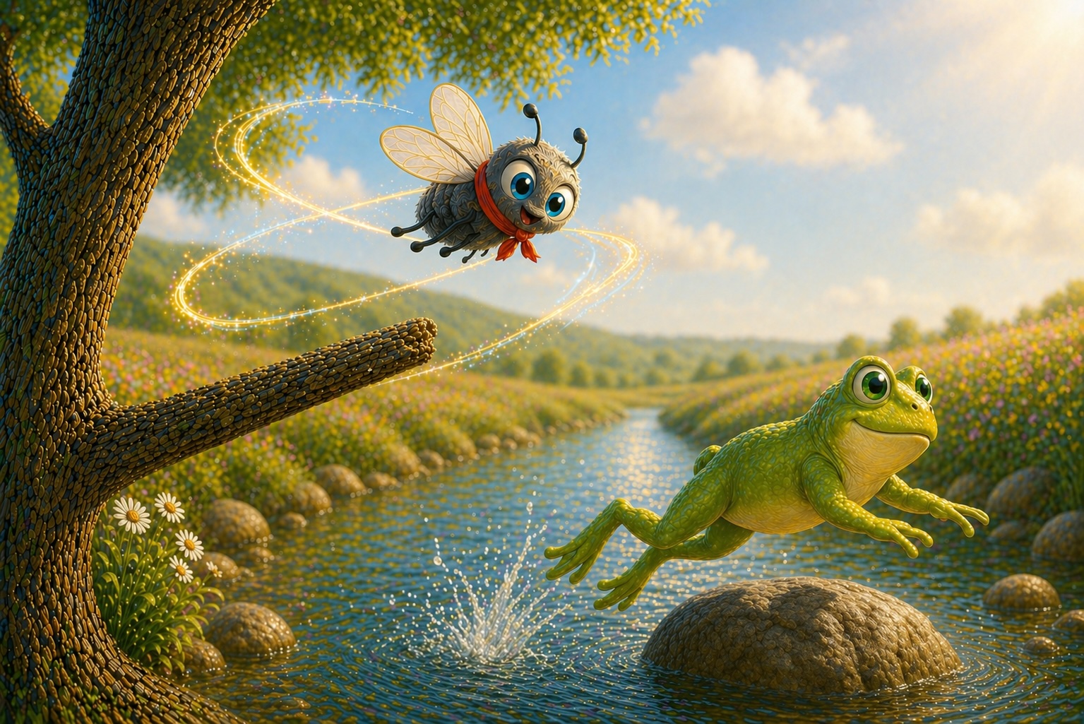 The little fly flys away