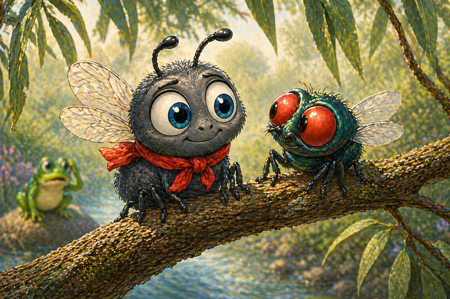 Back cover image for A Fly and a Frog