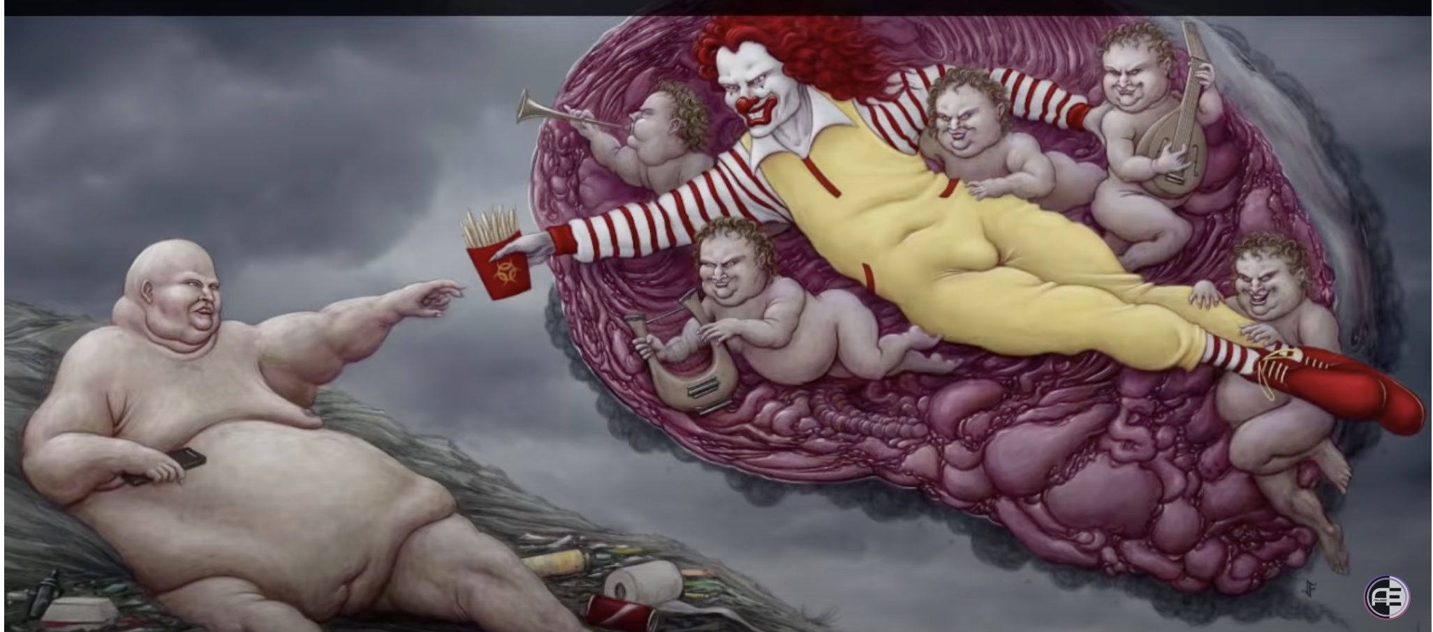 Creation of Man variation I